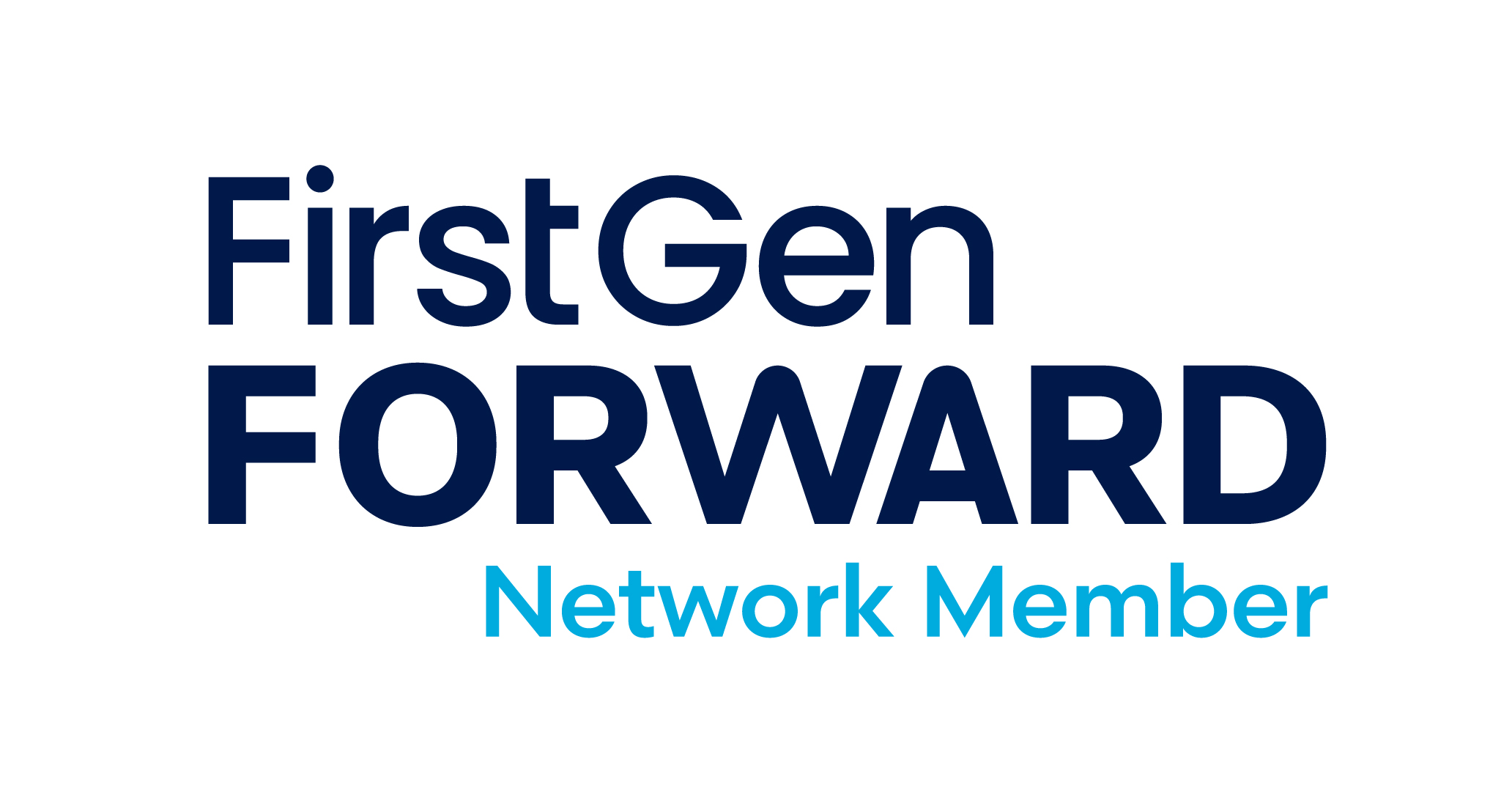 Text that reads FirstGen Forward Network Member
